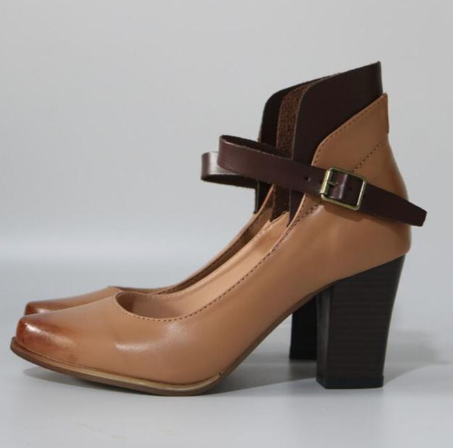 Freja | Sandaler med hæl og elegant justerbar rem