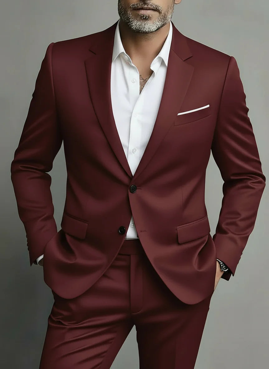 Ditlev | Moderne lang herrefrakke med knapper | Klassisk