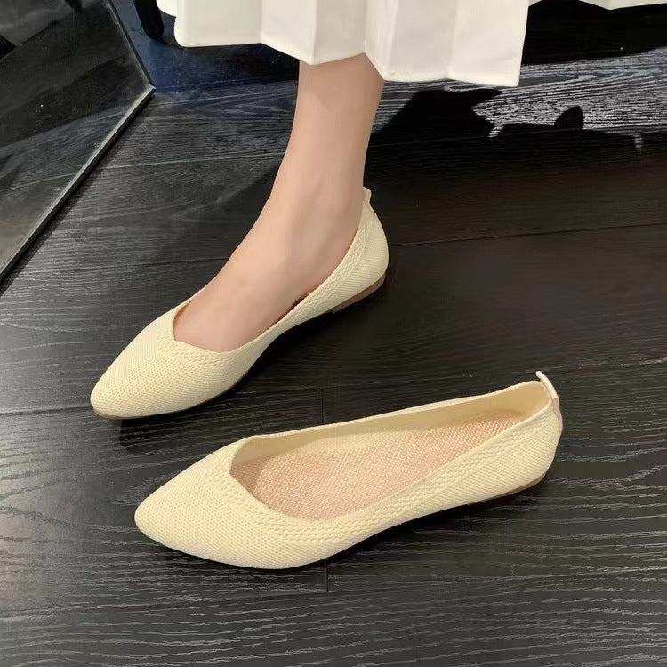 Tyra | Dame elegante ballerina sko med fleksibel sål