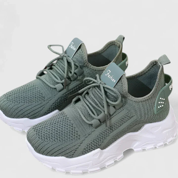 Eira | Forårsåndbare damesneakers med snørebånd