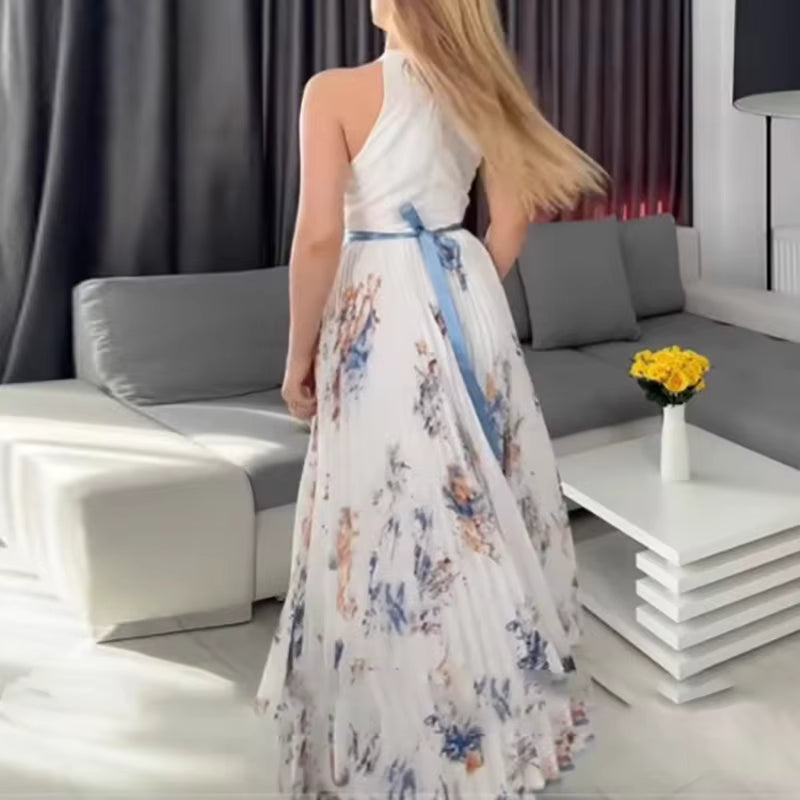Rikke | Elegant plisseret maxi-kjole
