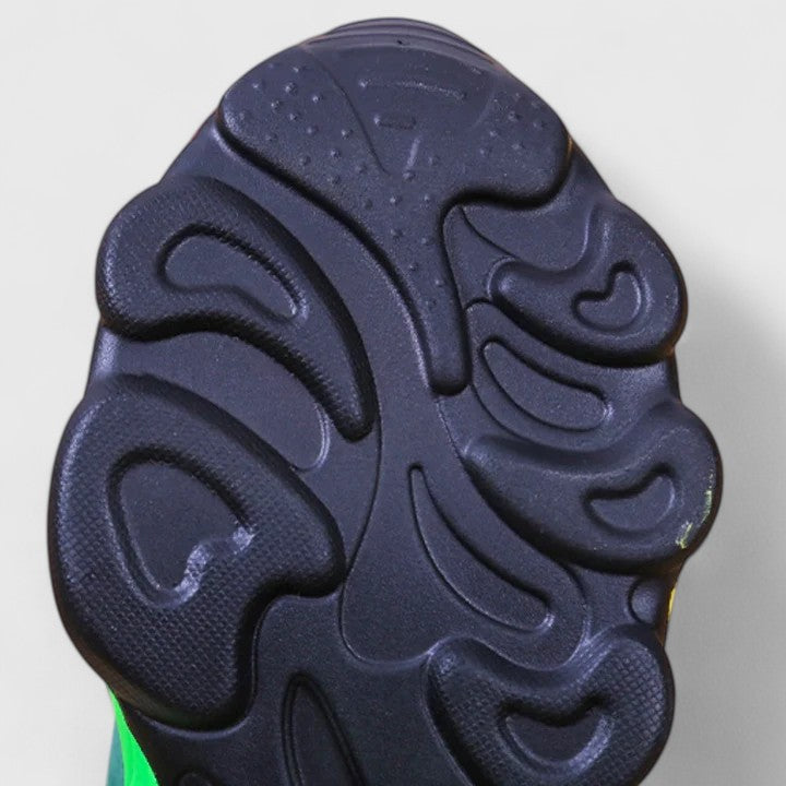 Ellen | Forårsfarvede platformsløbesneakers til kvinder