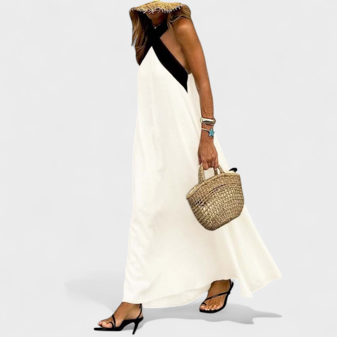 Caroline | Dame elegant sommer maxikjole