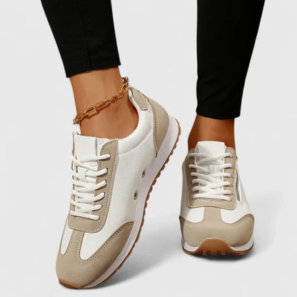 Clara | Dame forårs retro snøresneakers