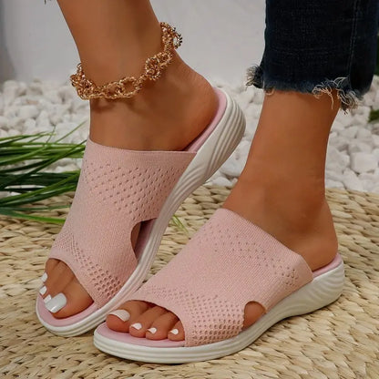 Charlotte | Dame ortopædiske slip-on sandaler med åben tå