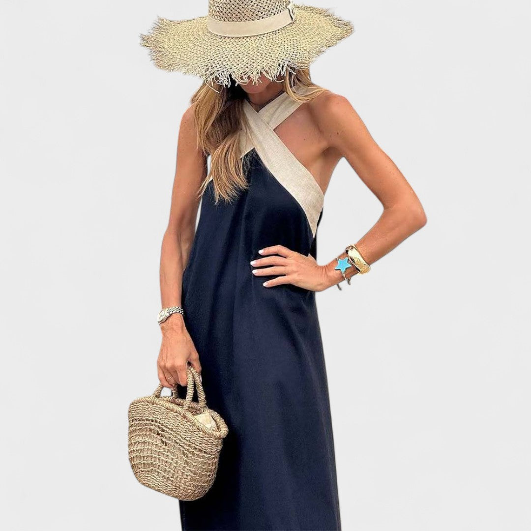 Caroline | Dame elegant sommer maxikjole