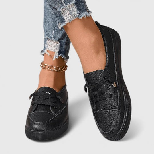 Rosa | Klassiske sneakers med snørebånd til kvinder