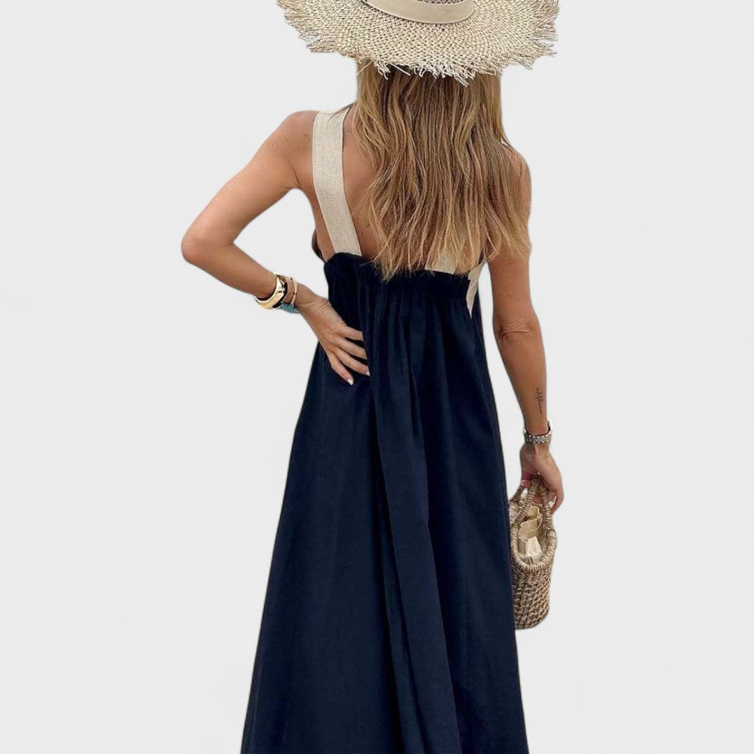 Caroline | Dame elegant sommer maxikjole