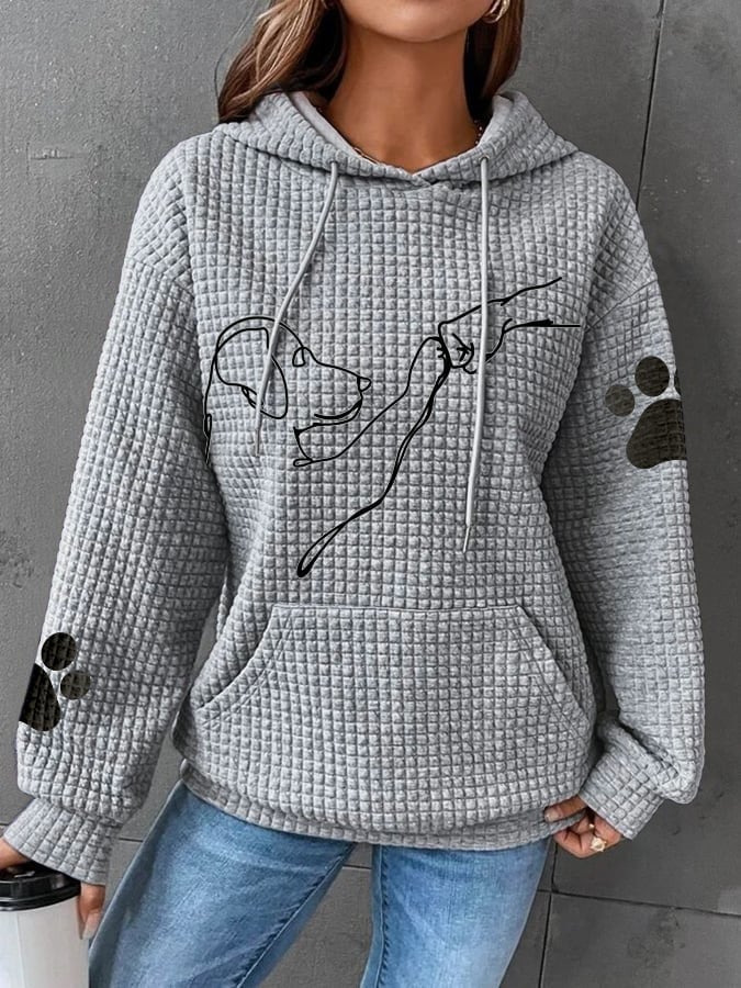 Mille | Dame varm hættepullover med god komfort