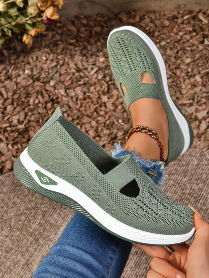 Dagmar | Dame slip-on casual gåsko med fleksibel sål