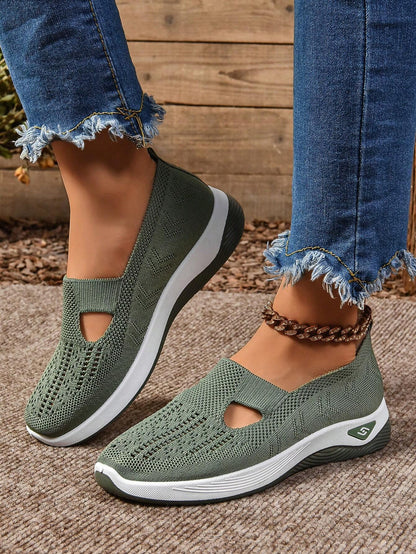 Dagmar | Dame slip-on casual gåsko med fleksibel sål