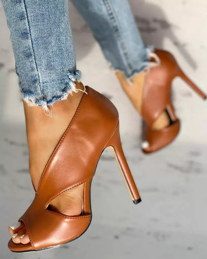 Amalie | Ortopædiske sexy sandaler med høje hæle og åben tå