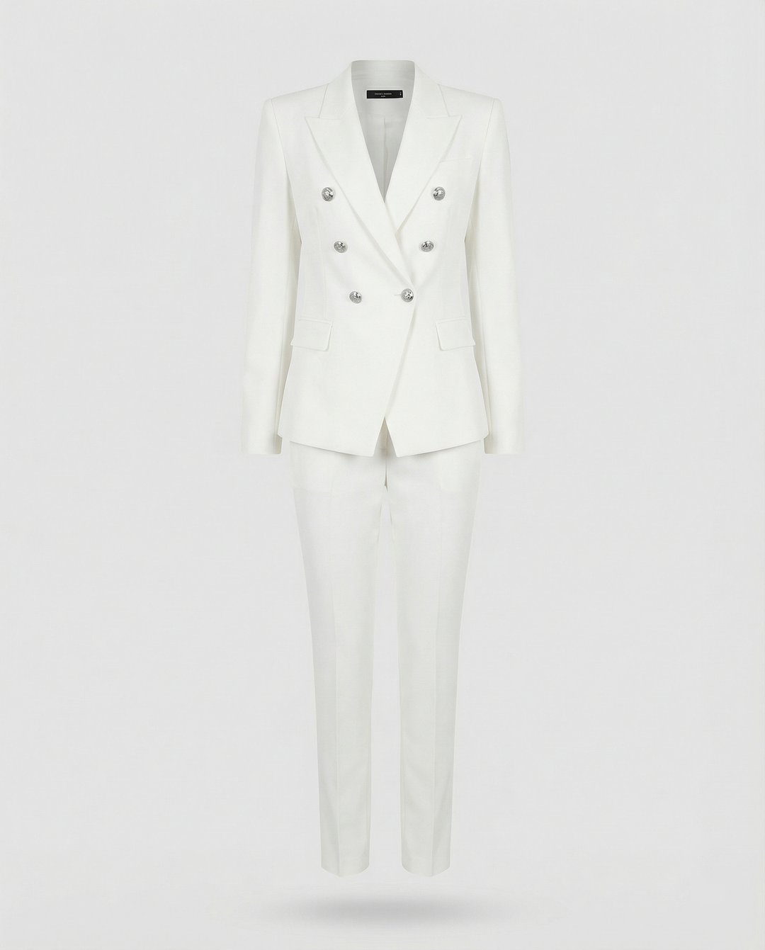 Kyella | Dame dobbeltradet blazersæt med figursyede bukser