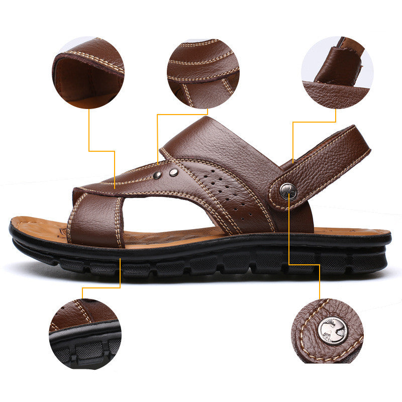 Oscar | Herre sandaler med remme og elegant komfort