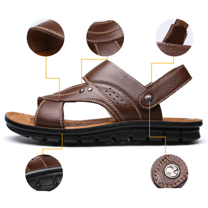 Oscar | Herre sandaler med remme og elegant komfort