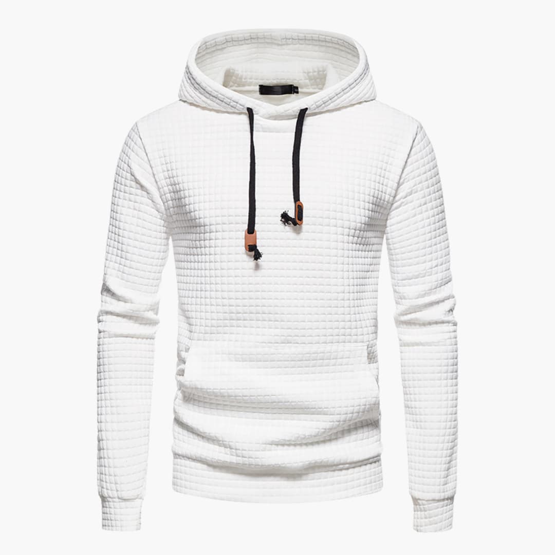 Christoph | Herre behagelig hoodie med hætte og struktur