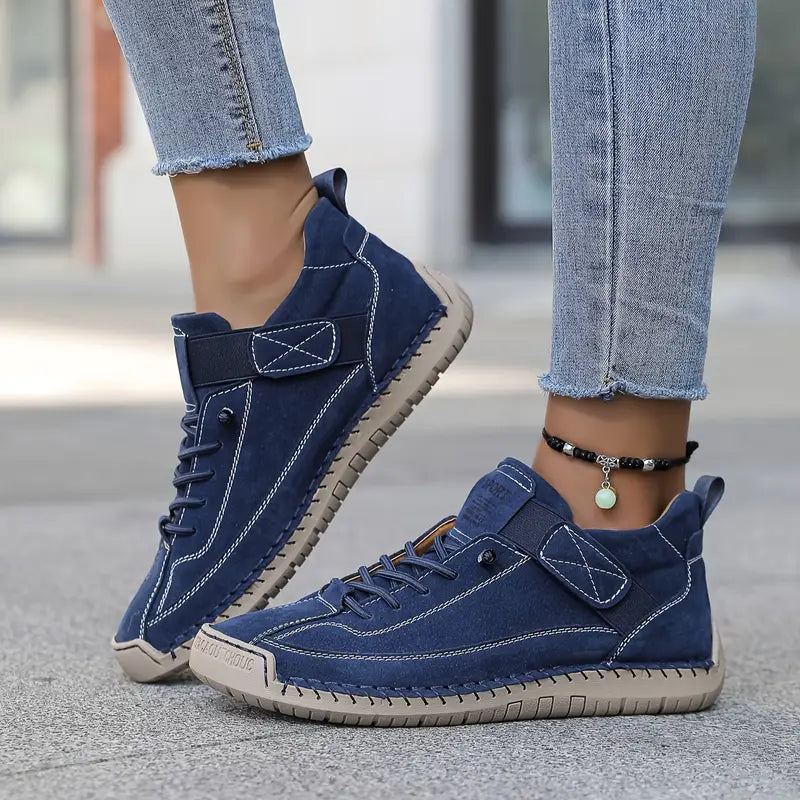 Oline | Dame sneakers med snorelukning og platformsål