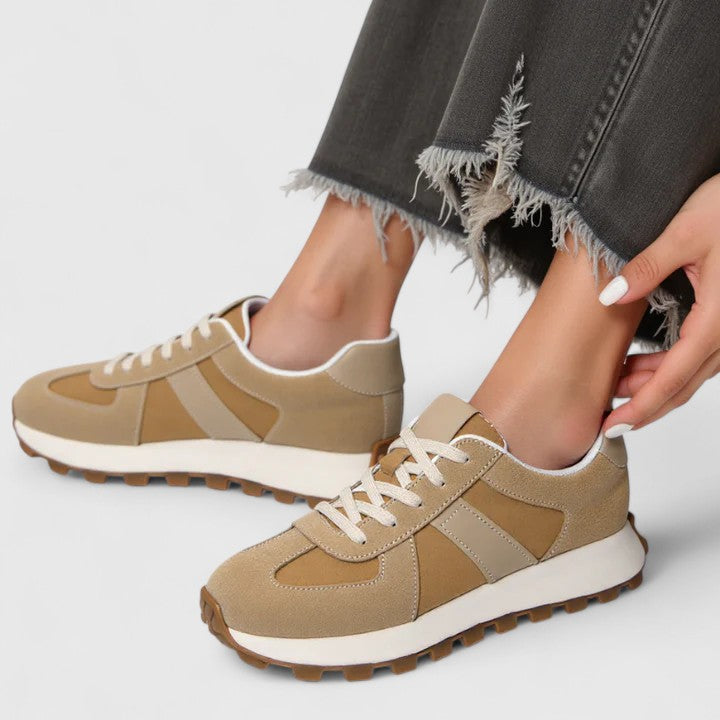 Sanne | Dame forårssneakers med snørebånd