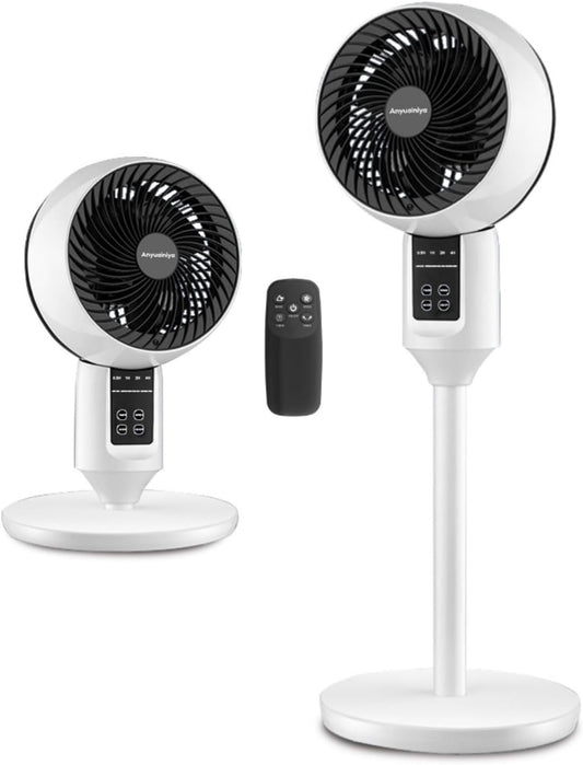 Solis | Verstellbarer Säulenventilator mit Fernbedienung und Schwenkfunktion