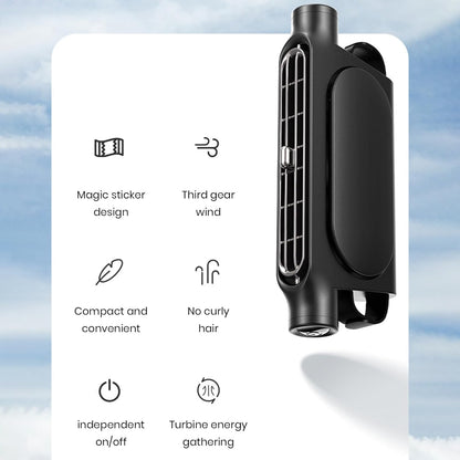 Luna | USB-Autokühlventilator mit Kopfstützenhalterung und einstellbarem Luftstrom