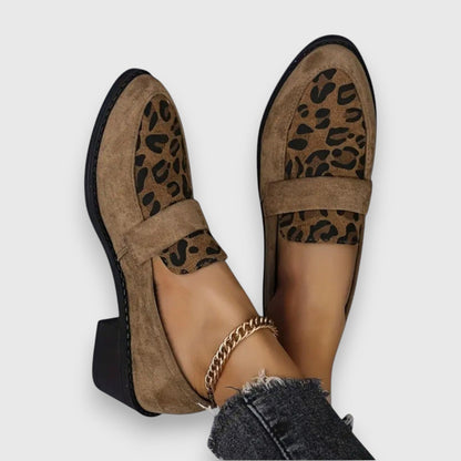 Isabella | Loafers med leopardmønster til kvinder