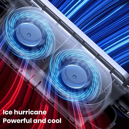 Luna | USB-Autokühlventilator mit Kopfstützenhalterung und einstellbarem Luftstrom