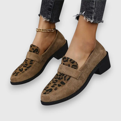 Isabella | Loafers med leopardmønster til kvinder