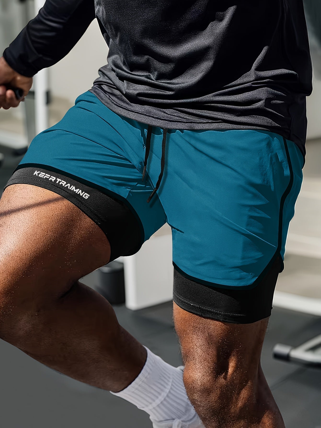 Leif | Herre åndbare træningsshorts med kort sporty design