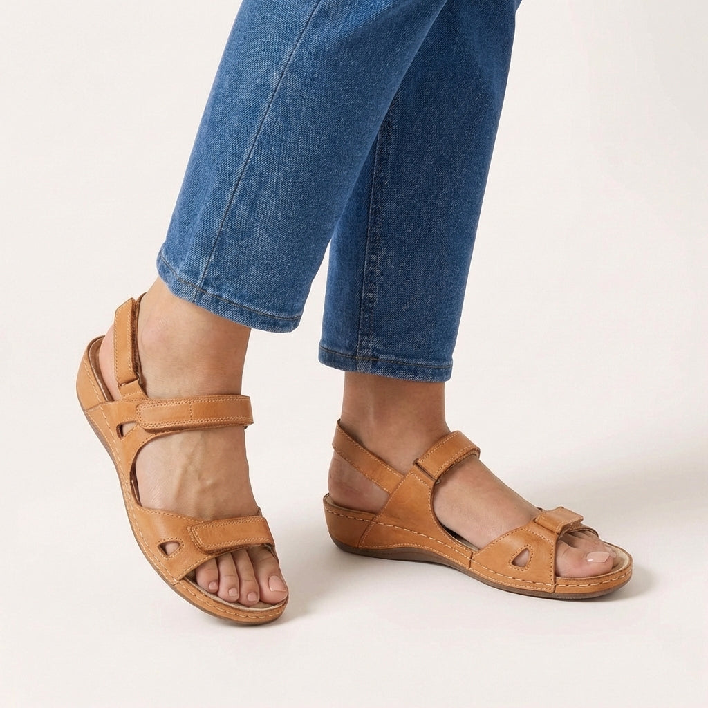 Sofie | Dame ortopædiske sandaler med justerbare remme og komfort