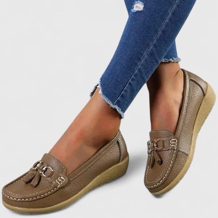Elvira | Kvinders afslappede slip-on loafers