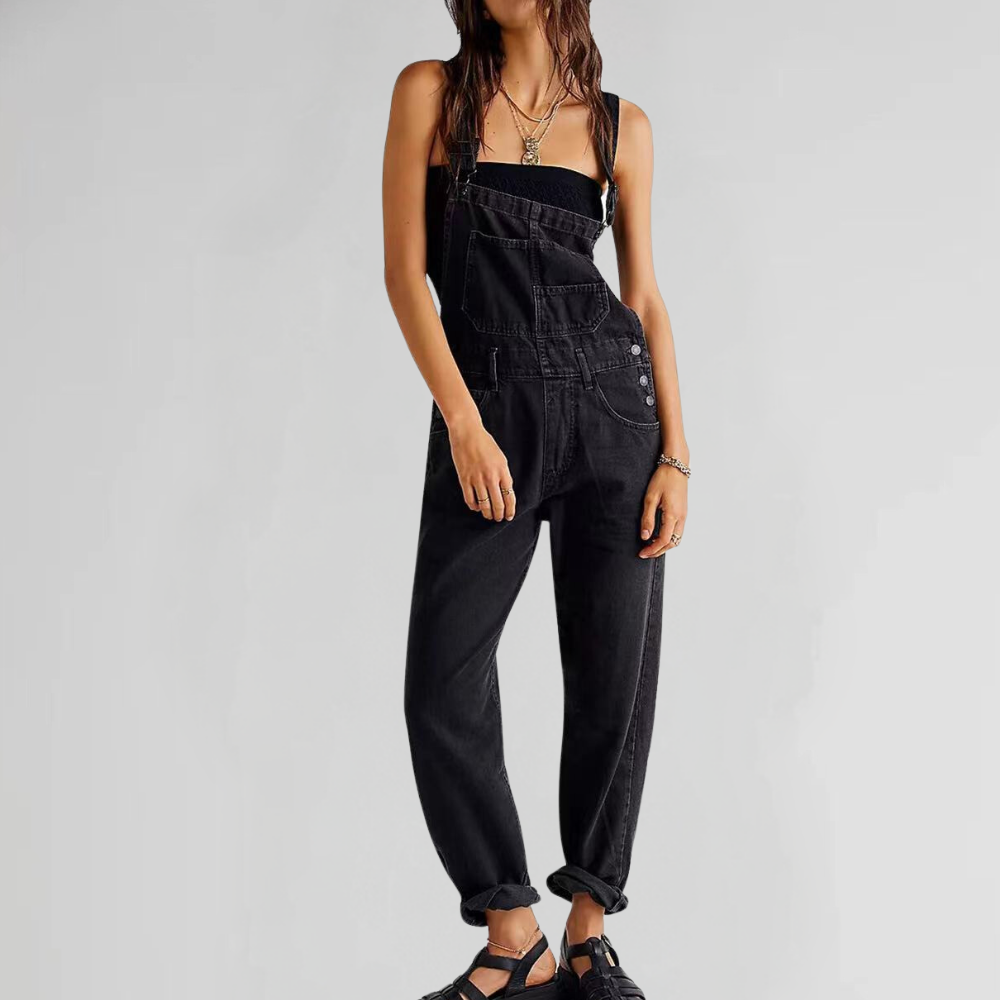 Pryella | Dame jumpsuit med brede stropper