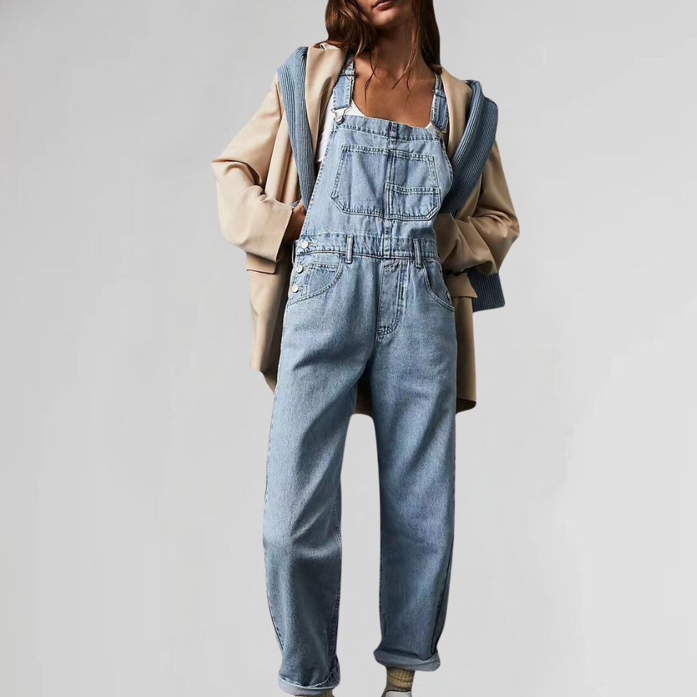 Pryella | Dame jumpsuit med brede stropper