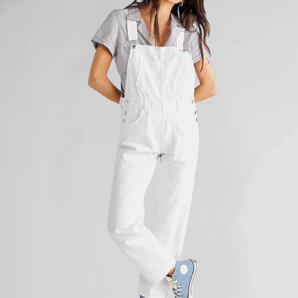 Pryella | Dame jumpsuit med brede stropper