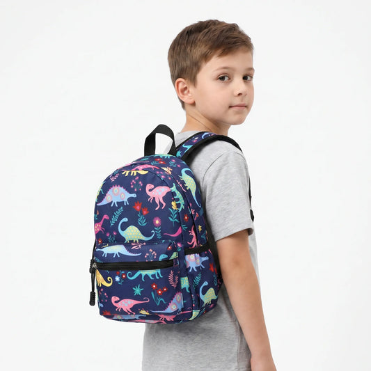 Tula | Kinderrucksack mit Dinosaurierprint und farbenfrohem Design