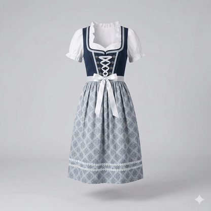 Nicole | Dame traditionel kostume kjole med forklæde