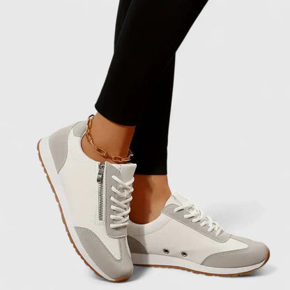 Clara | Dame forårs retro snøresneakers