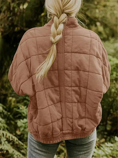 Inge | Dame varm overgangsjakke med behageligt quiltet design