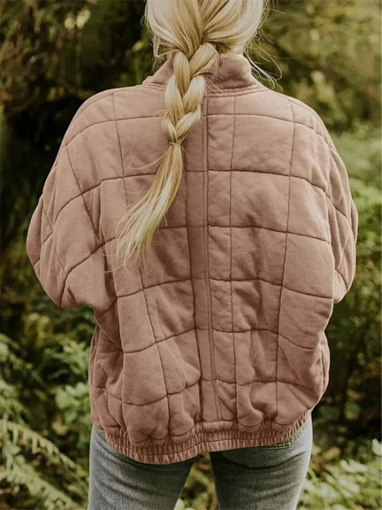 Inge | Dame varm overgangsjakke med behageligt quiltet design