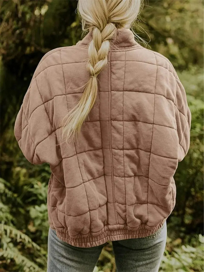 Inge | Dame varm overgangsjakke med behageligt quiltet design