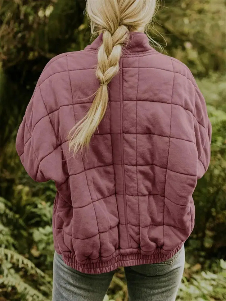 Inge | Dame varm overgangsjakke med behageligt quiltet design
