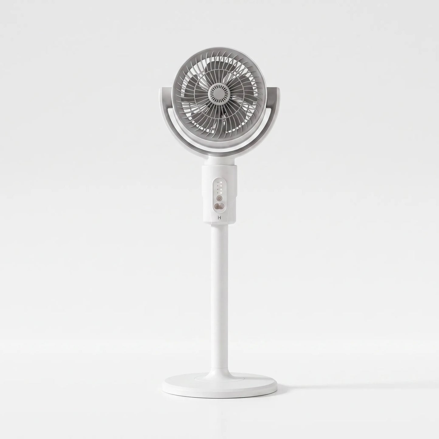 Luma | Standventilator mit höhenverstellbarem und kompaktem Ventilatorkopf