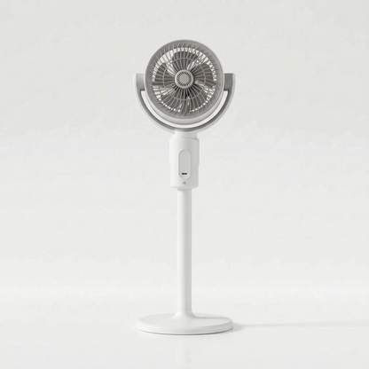 Luma | Standventilator mit höhenverstellbarem und kompaktem Ventilatorkopf