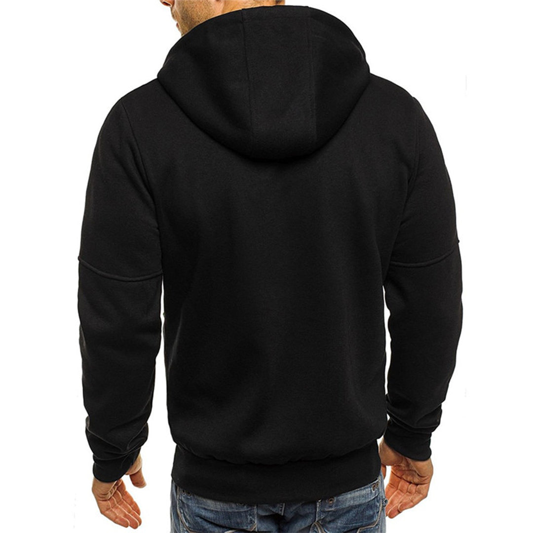 Carlos | Herren-Hoodie mit Kapuze und durchgehendem Reißverschluss