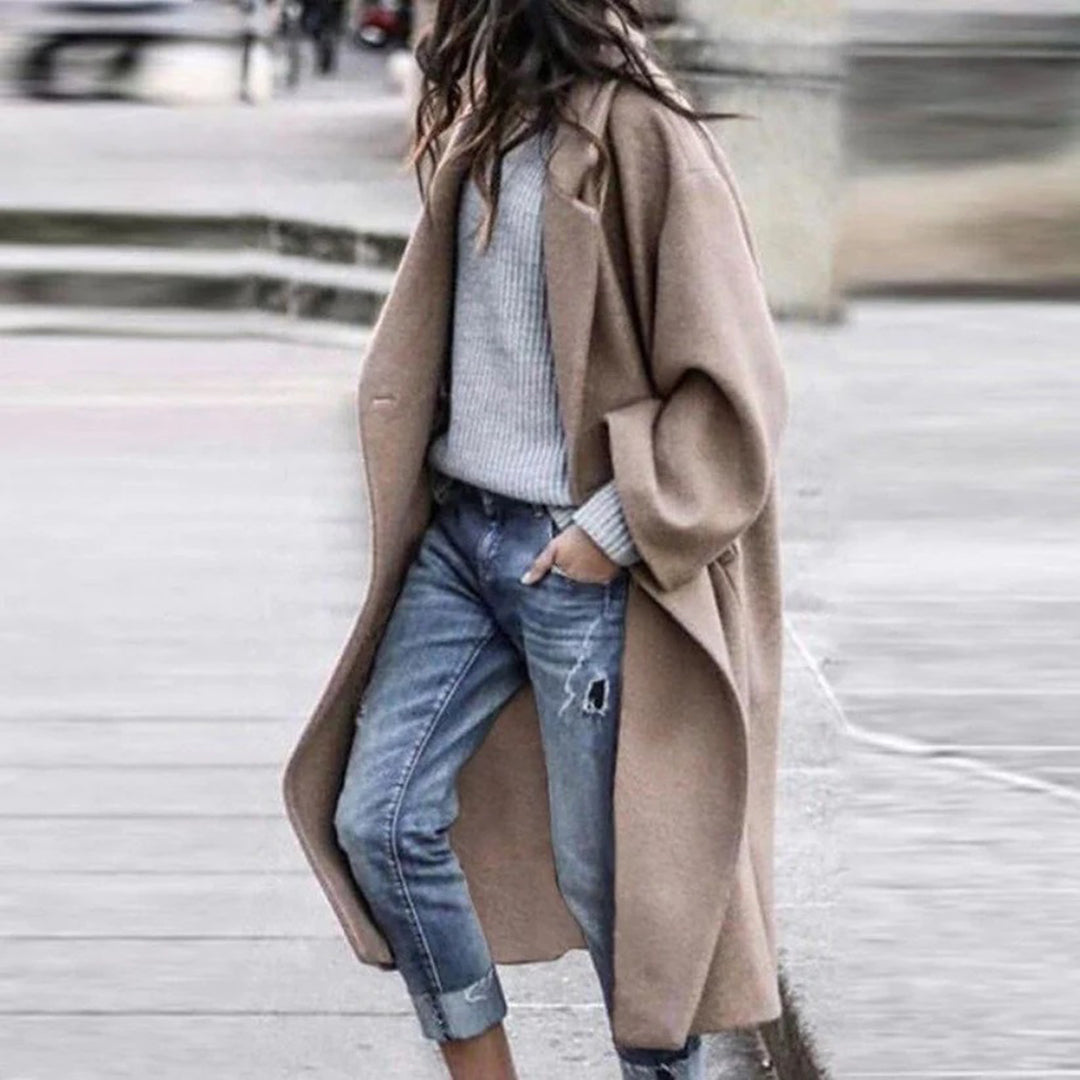 Astrid | Lang trenchcoat til vinteren