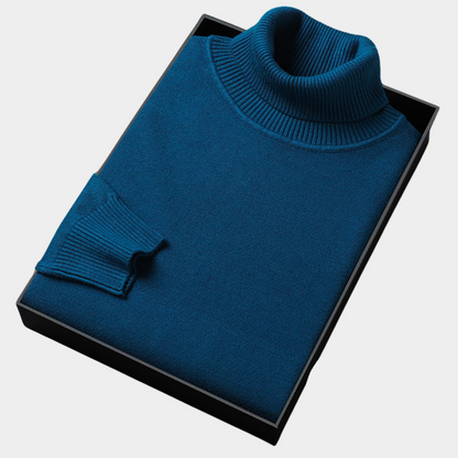 Knud | Klassisk herre turtleneck sweater med lange ærmer | Stilfuld