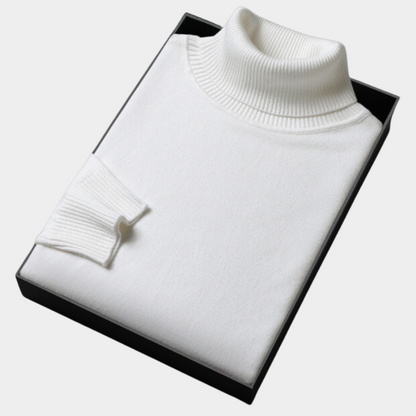 Knud | Klassisk herre turtleneck sweater med lange ærmer | Stilfuld