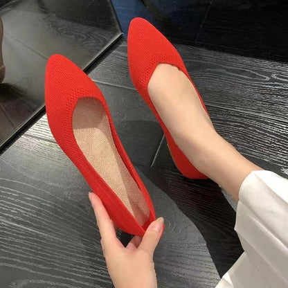 Tyra | Dame elegante ballerina sko med fleksibel sål