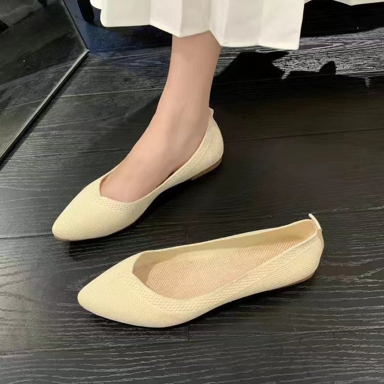 Tyra | Dame elegante ballerina sko med fleksibel sål