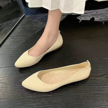 Tyra | Dame elegante ballerina sko med fleksibel sål
