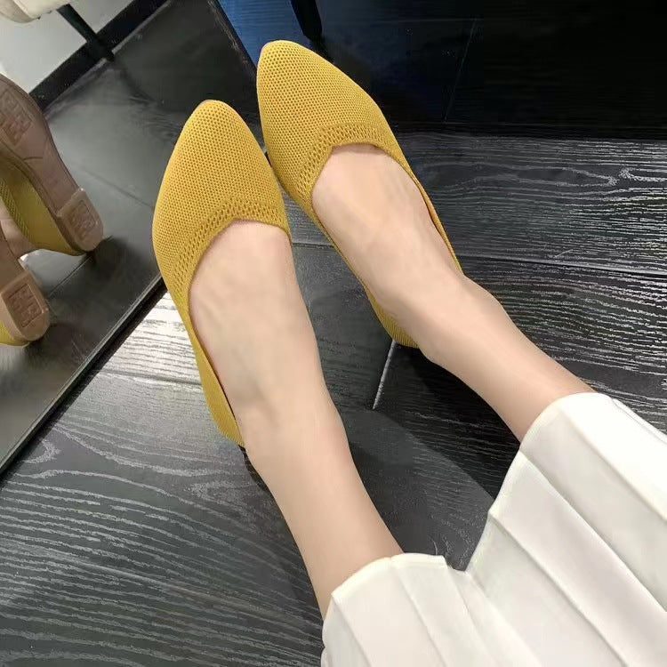 Tyra | Dame elegante ballerina sko med fleksibel sål